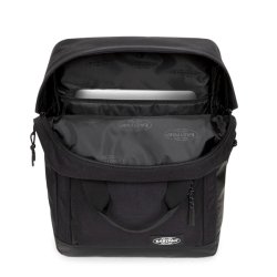Eastpak Icon Totepack sort med �bent hovedrum og laptoplomme