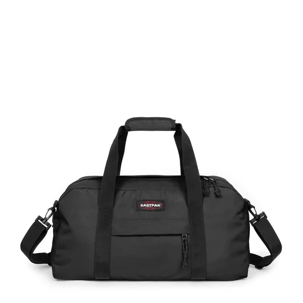 Eastpak Stand Cabin sort set forfra som kompakt kabinerejsetaske