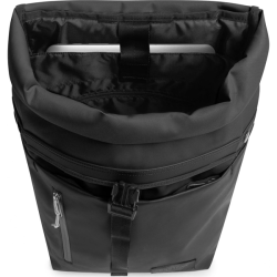 Eastpak Up Roll Tarp sort med �bent hovedrum og laptoplomme
