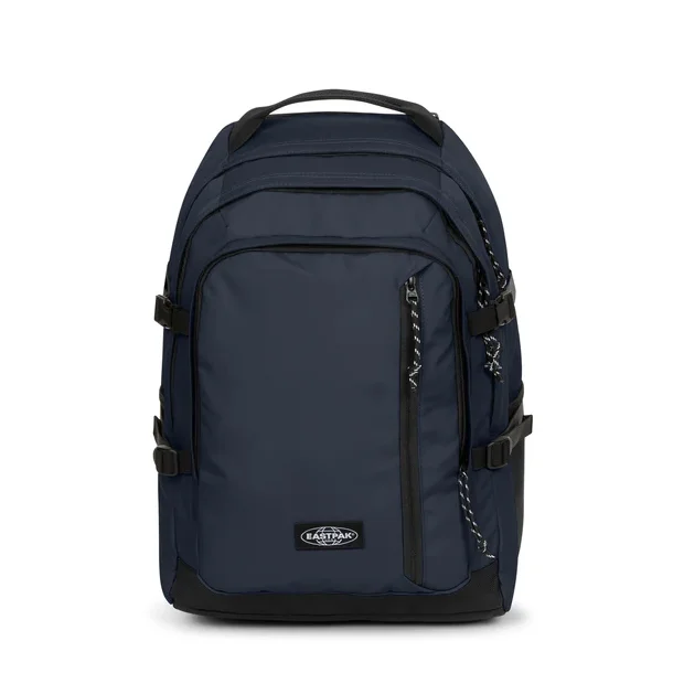 Eastpak Volker Pro CS navy set forfra med Eastpak logo og frontlomme