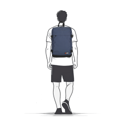 Enrico Benetti underseater rygsk i navy