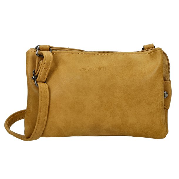 Enrico Benetti Anna Skuldertaske Okkergul