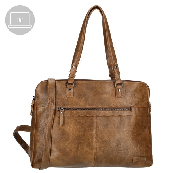 Enrico Benetti Julia Arbejdstaske 15" Cognac