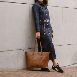 Enrico Benetti Julia Shopper 15" Cognac