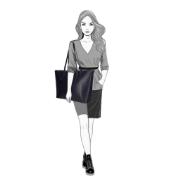 Enrico Benetti Julia Shopper 15" Mrkebl