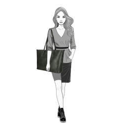 Enrico Benetti Julia Shopper 15" Oliven 