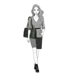 Enrico Benetti Julia Shopper Olivengrn