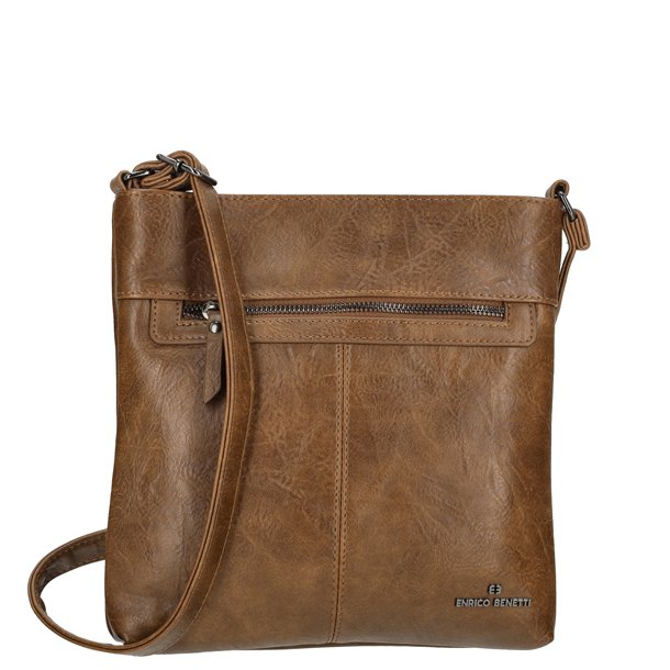 Enrico Benetti Julia Skuldertaske Cognac