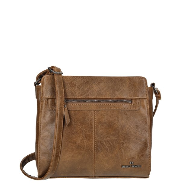 Enrico Benetti Julia Skuldertaske Cognac 