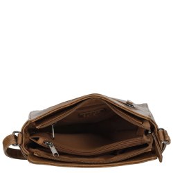 Enrico Benetti Julia Skuldertaske Cognac 