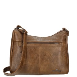 Enrico Benetti Julia Skuldertaske Cognac