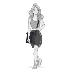 Enrico Benetti Julia Skuldertaske Mrkebl