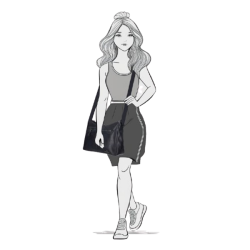 Enrico Benetti Julia Skuldertaske Mrkebl