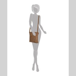 Enrico Benetti June Skuldertaske Camel