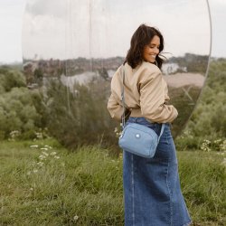 Enrico Benetti Suzie Skuldertaske Jeansbl� Nylon