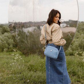 Enrico Benetti Suzie Skuldertaske Jeansbl� Nylon