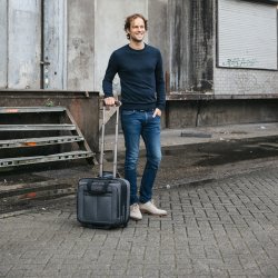 Enrico Benetti Computertaske p hjul 17" Gr 