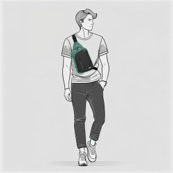 Enrico Benetti Z�rich Sling Bag Gr�n 