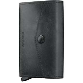 Secrid Envelope Wallet Vintage Black sort l�derpung set forfra