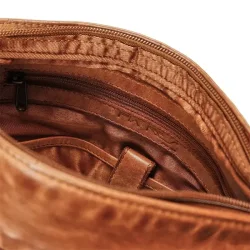 Pia Ries Haze Skuldertaske Cognac