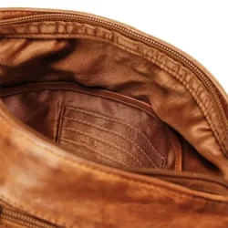 Pia Ries Haze Skuldertaske Cognac