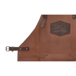 “Detalje af Grill Master logo p cognac lderforklde til brn”