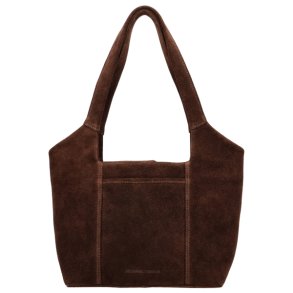 Hide & Stitches Brazos brun skuldertaske front