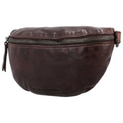 Hide & Stitches bltetaske i mrkebrun vist skrt forfra