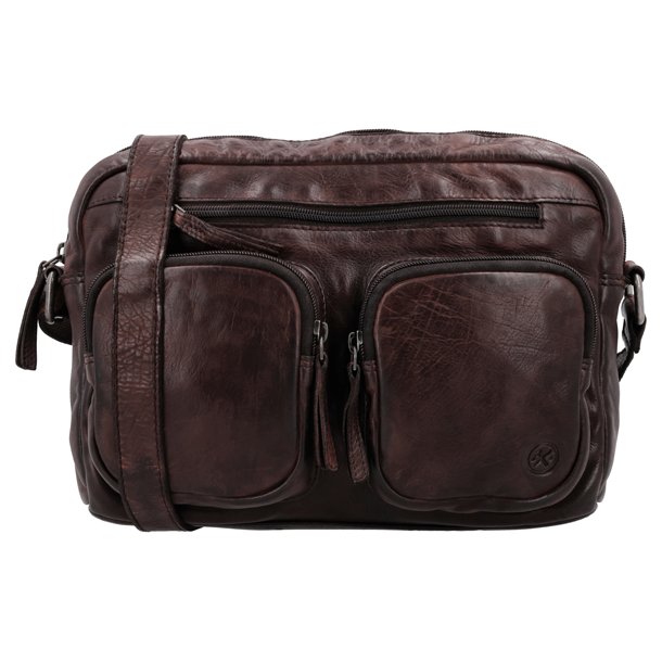 hide-and-stitches skuldertaske mrkebrun model 23078097 forside