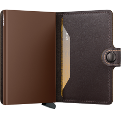 Secrid Miniwallet Original Chocolate – ben pung med kortindsats