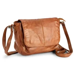 Pia Ries Mare Skuldertaske Cognac