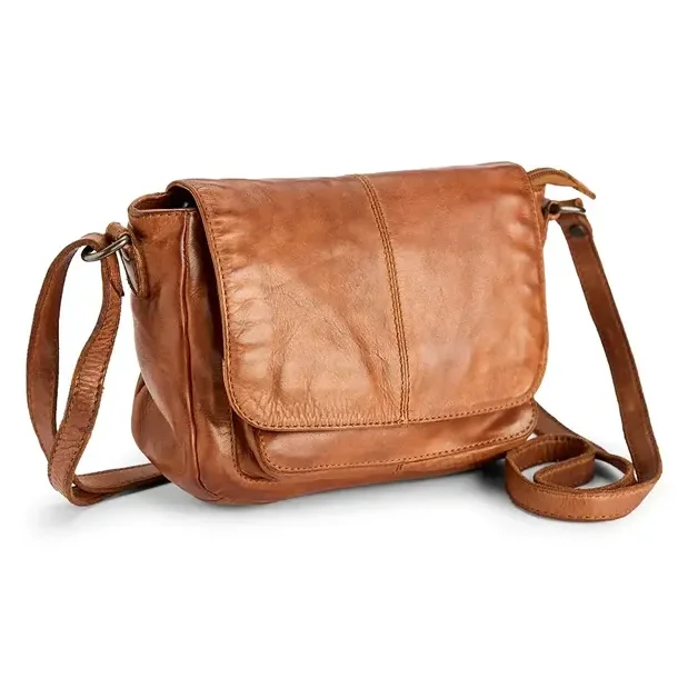 Pia Ries Mare Skuldertaske Cognac