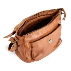 Pia Ries Mare Skuldertaske Cognac