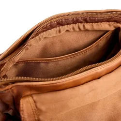 Pia Ries Mare Skuldertaske Cognac