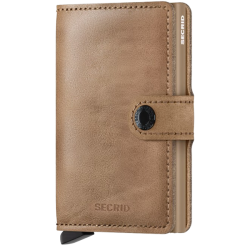 Secrid Miniwallet Vintage Taupe – front