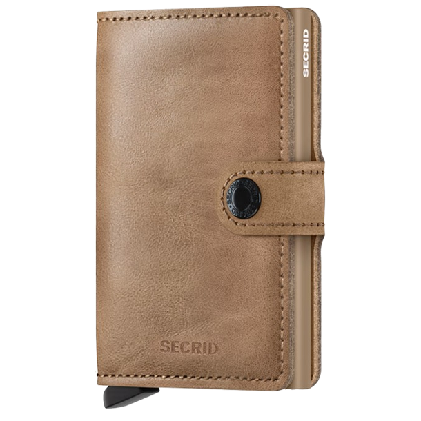 Secrid Miniwallet Vintage Taupe – front