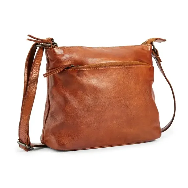 Pia Ries Niva Skuldertaske Cognac