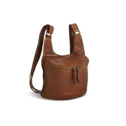 Pia Ries Noor Skuldertaske Cognac