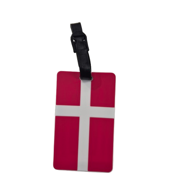  North Pioneer kuffertmrke med Dannebrog
