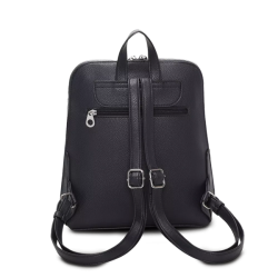 Bagside af Puccini Anna rygsk i navy med lynlslomme