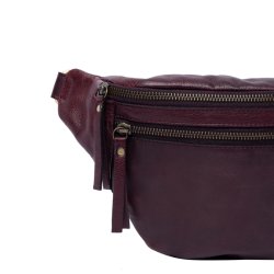RE:DESIGNED Faust Bumbag Bordeaux Kalv