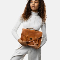 RE:DESIGNED Henna Big H�ndtaske Burned Tan