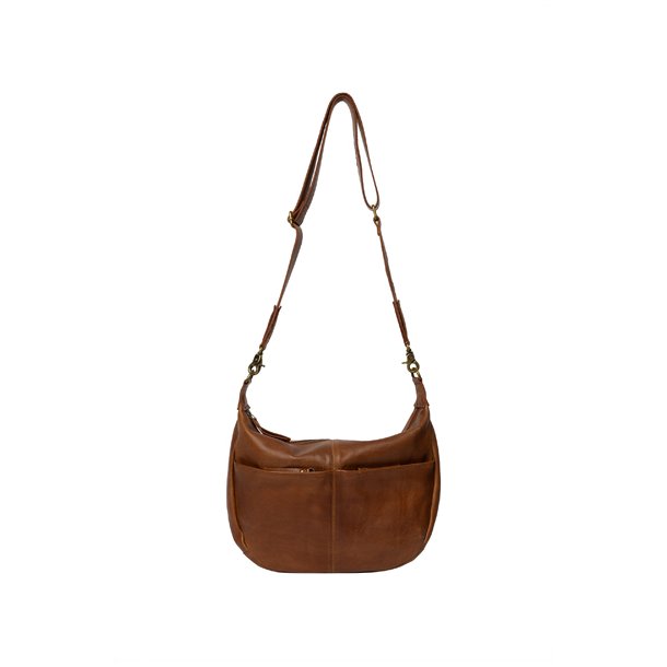 RE:DESIGNED Mivi Big Skuldertaske Walnut 