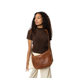 RE:DESIGNED Mivi Big Skuldertaske Walnut 