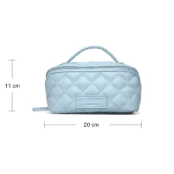 Rosemunde Toilettaske Lysebl� Quilt