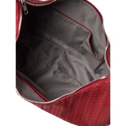 Rosemunde RBRemi medium skuldertaske cranberry indvendigt rum med lommer