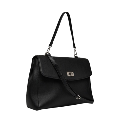 Rosemunde RBSanya arbejdstaske sort – set fra siden med rem