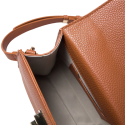 Rosemunde RBSanya medium hndtaske cognac indvendigt rum