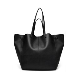 Rosemunde RBSanya stor shopper i sort set forfra