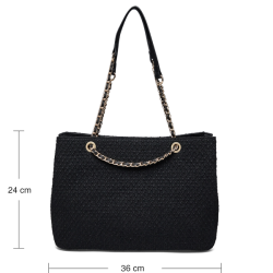 Rosemunde Shopper Boucl� Sort